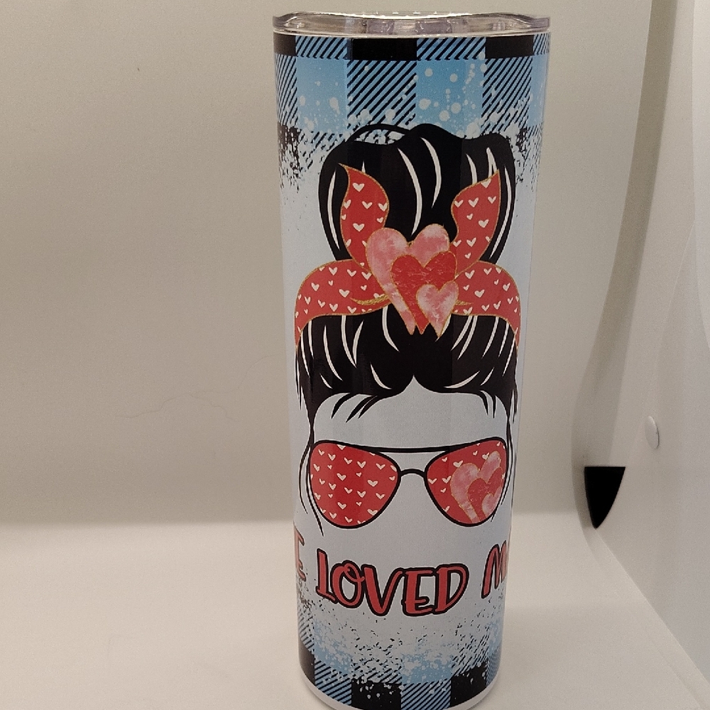 Stylish Tumbler with One Loved Mama 20oz Tumbler